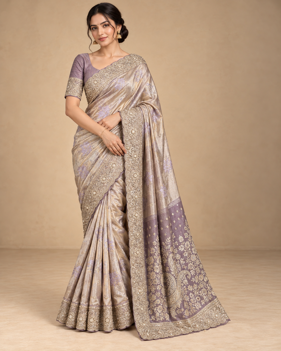 Lavendar love Silk