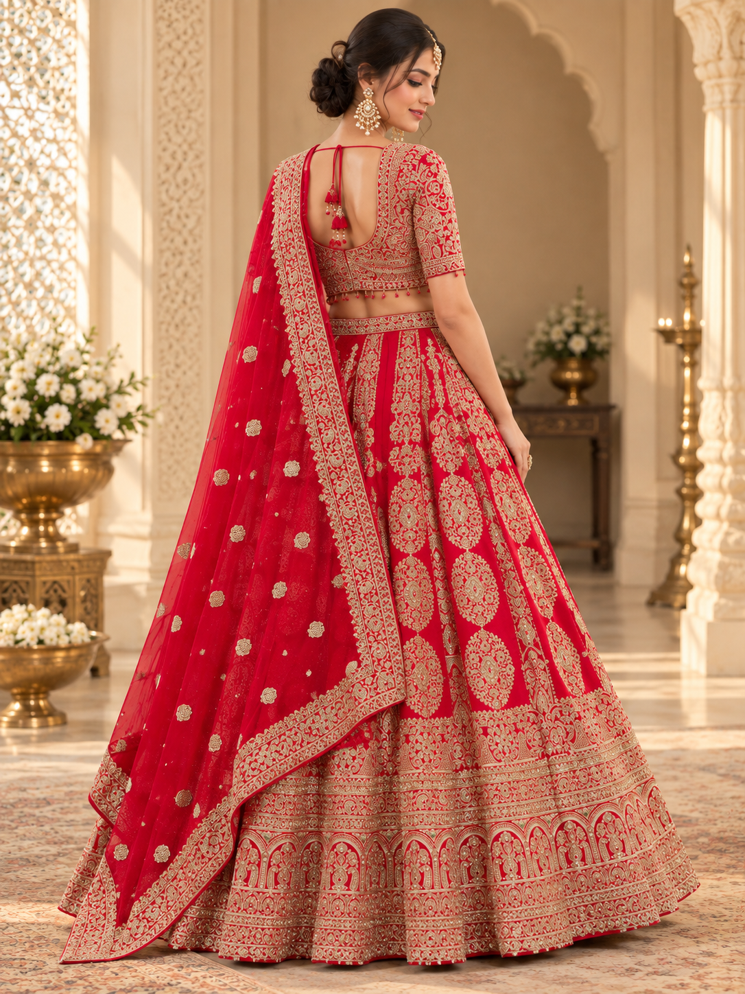 Midnight Sapphire Couture Lehenga