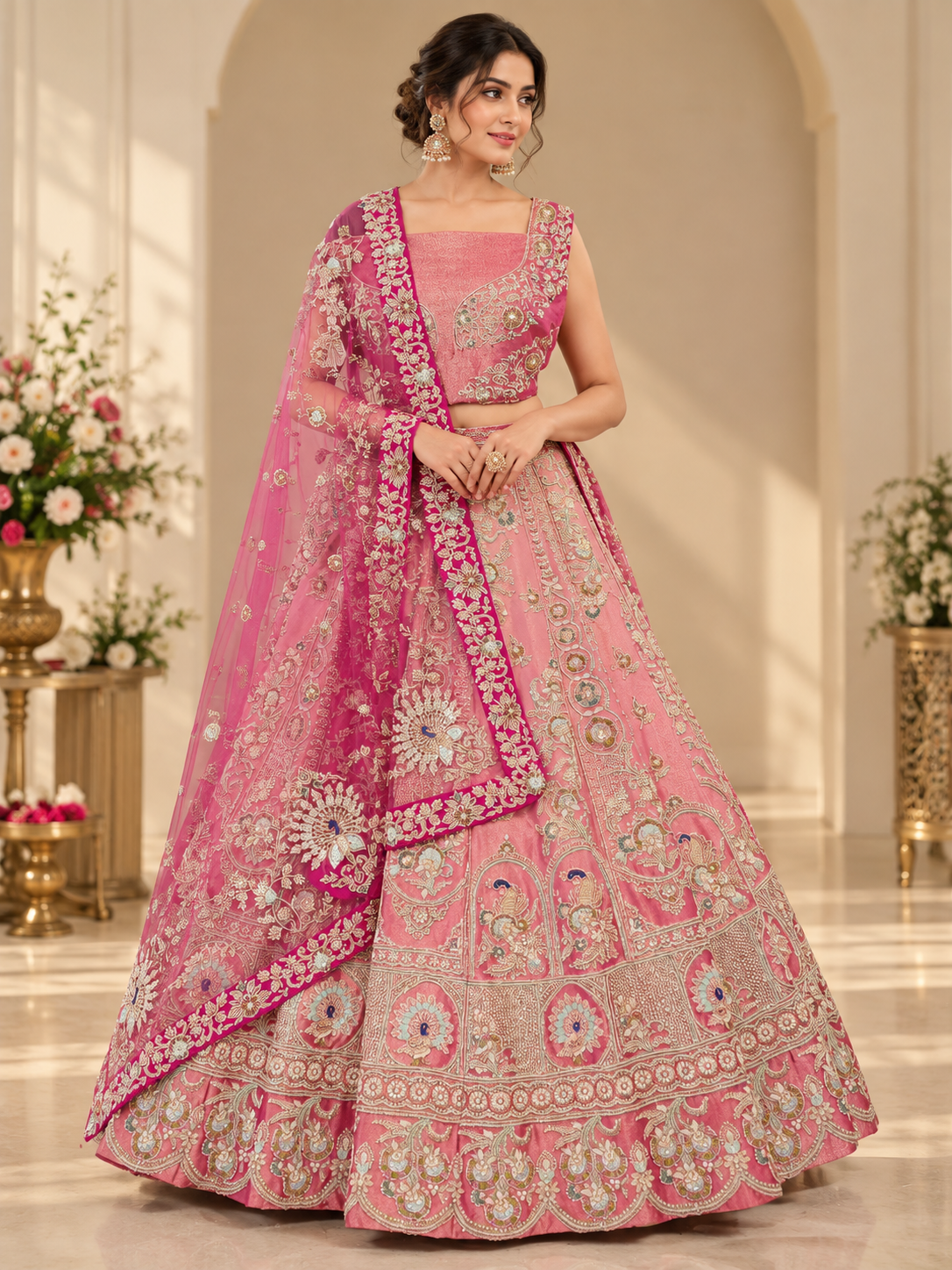 Ruby Wedding Bridal Lehenga