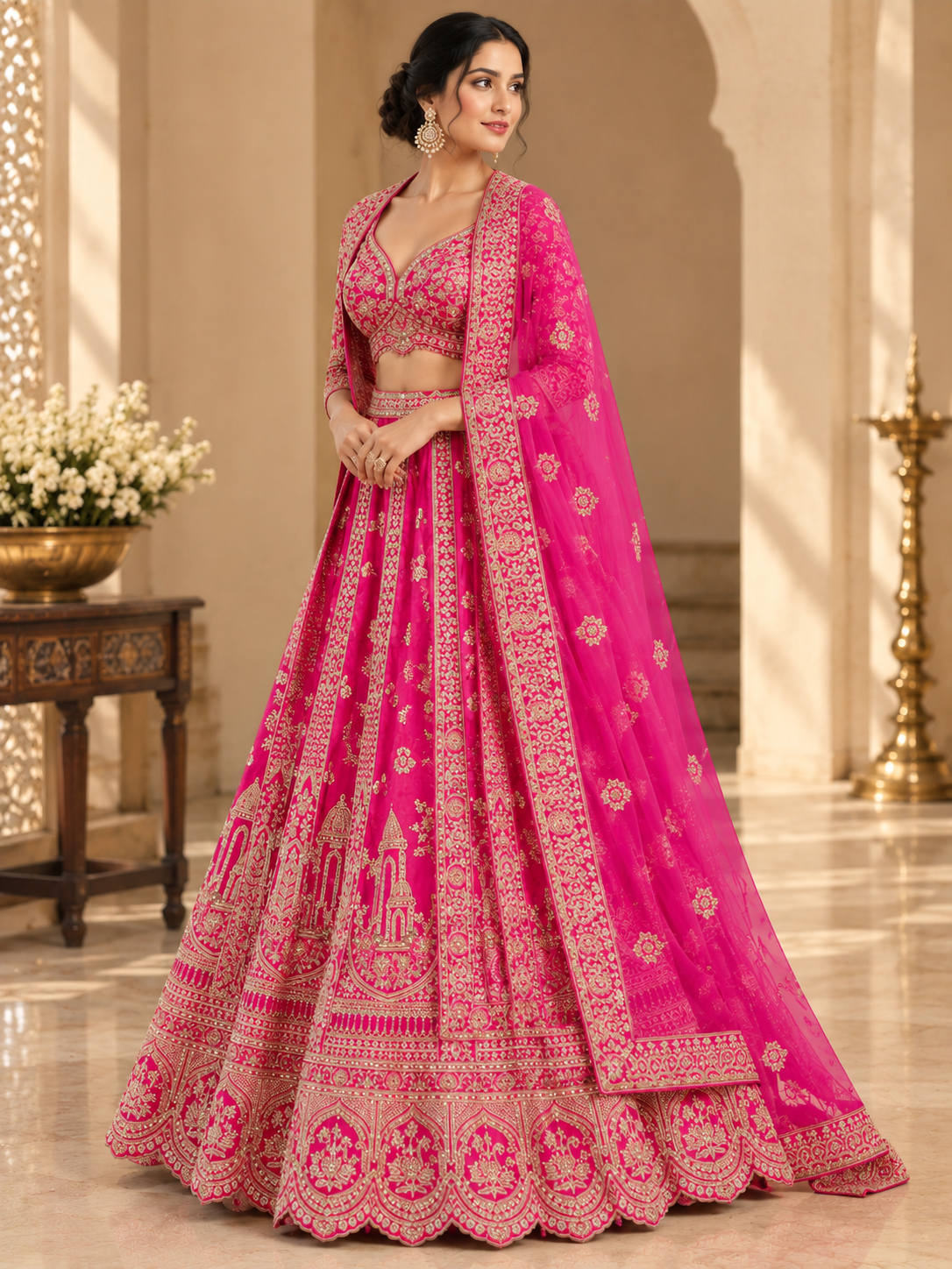 Emerald Royal Couture Lehenga