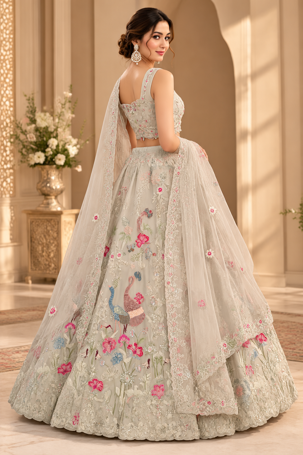 Bronze Party Designer Lehenga